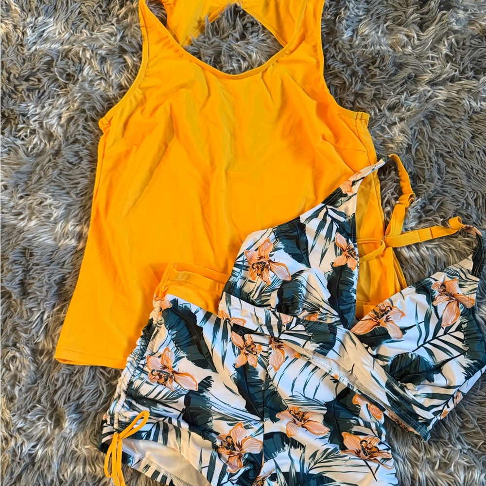 Younique Yellow and Orange Bikini Set
